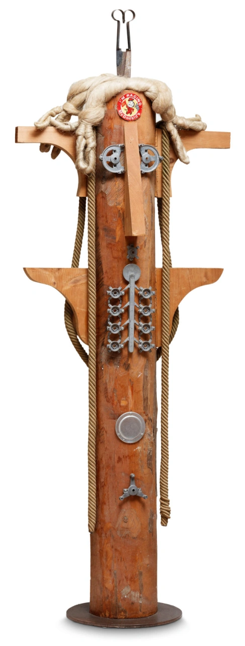 Enrico Baj - Luigi XV e Madama di Pompadura